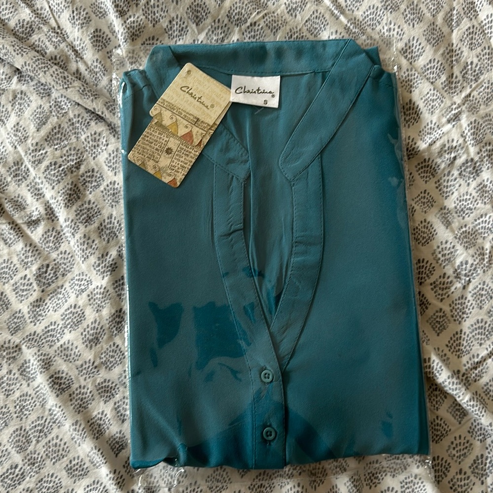 Christina silk tunic - small